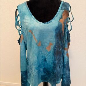 CBR Oceanic Tie-Dye Long Sleeve Top 
New with tags